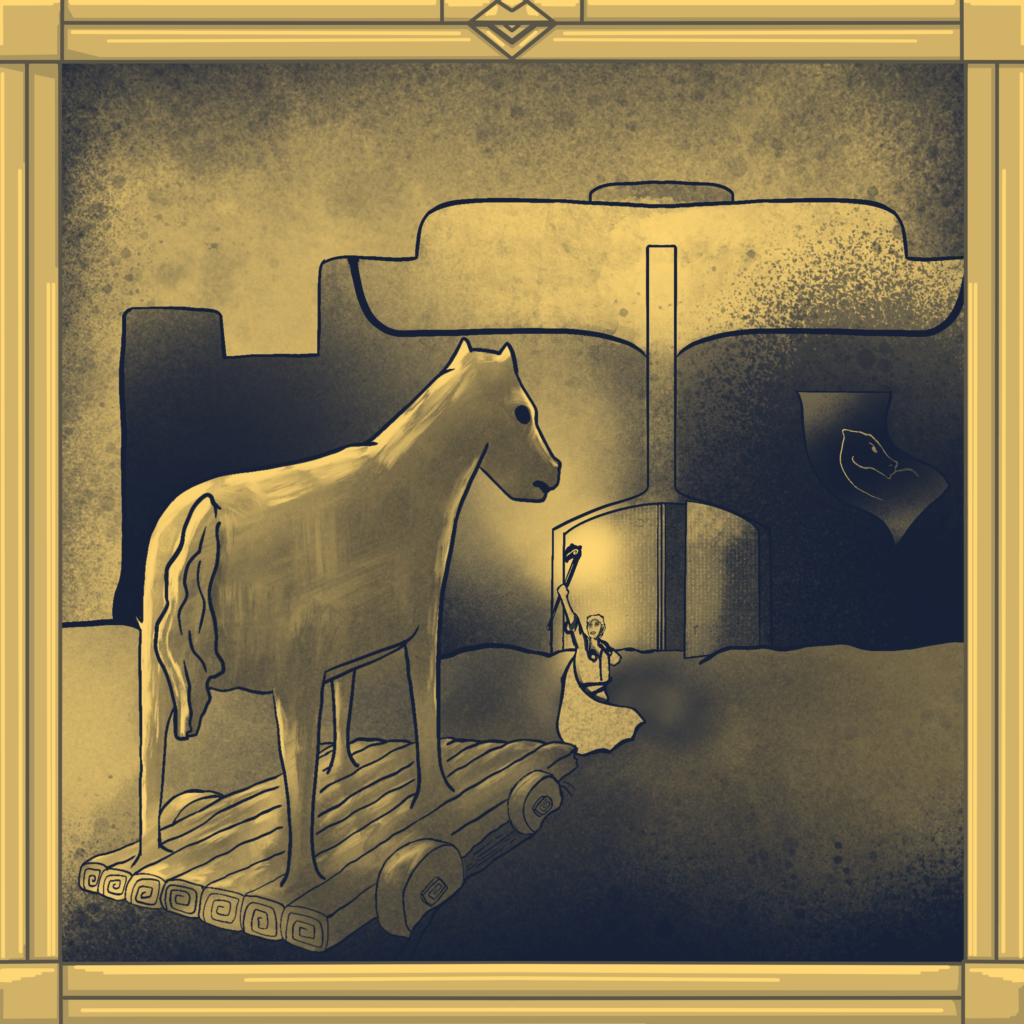 Spielebild Das trojanische Maultier